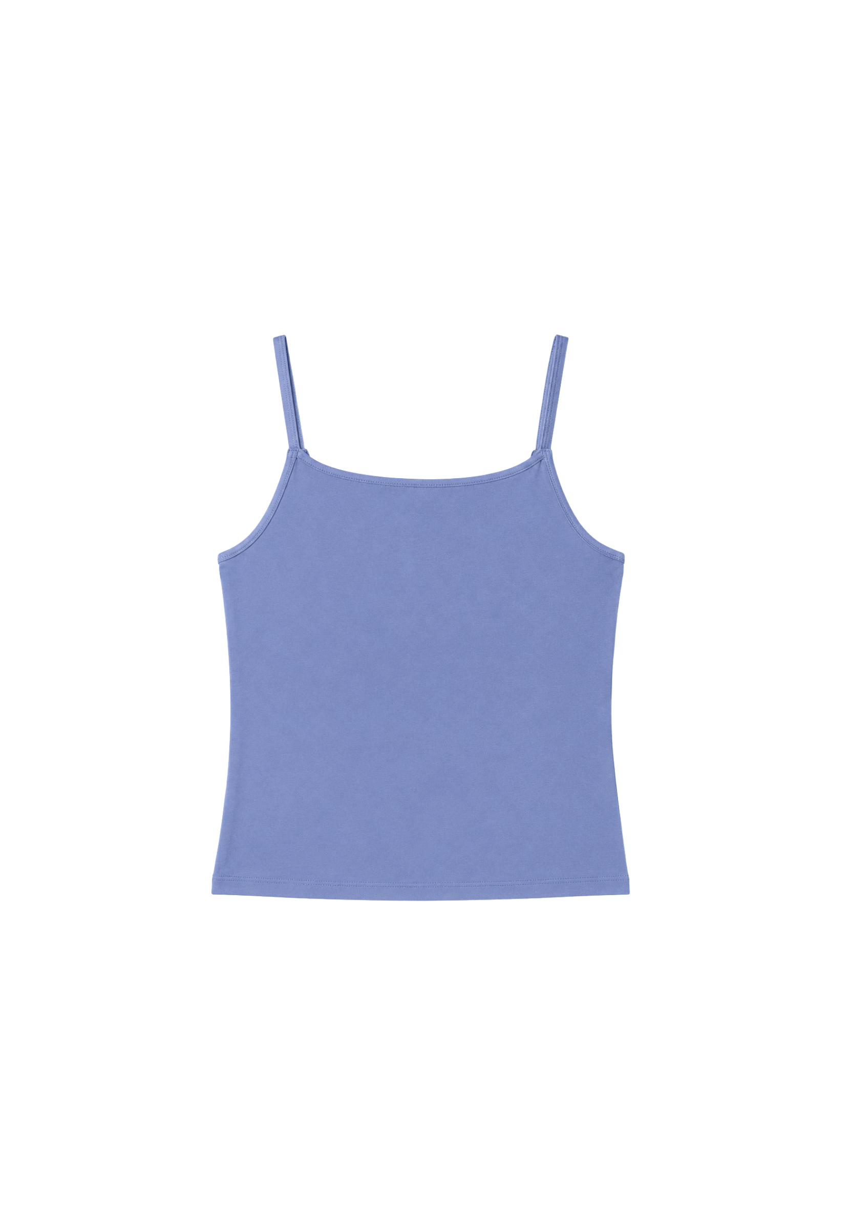 Organic Cotton Cami Top, blue, cut out