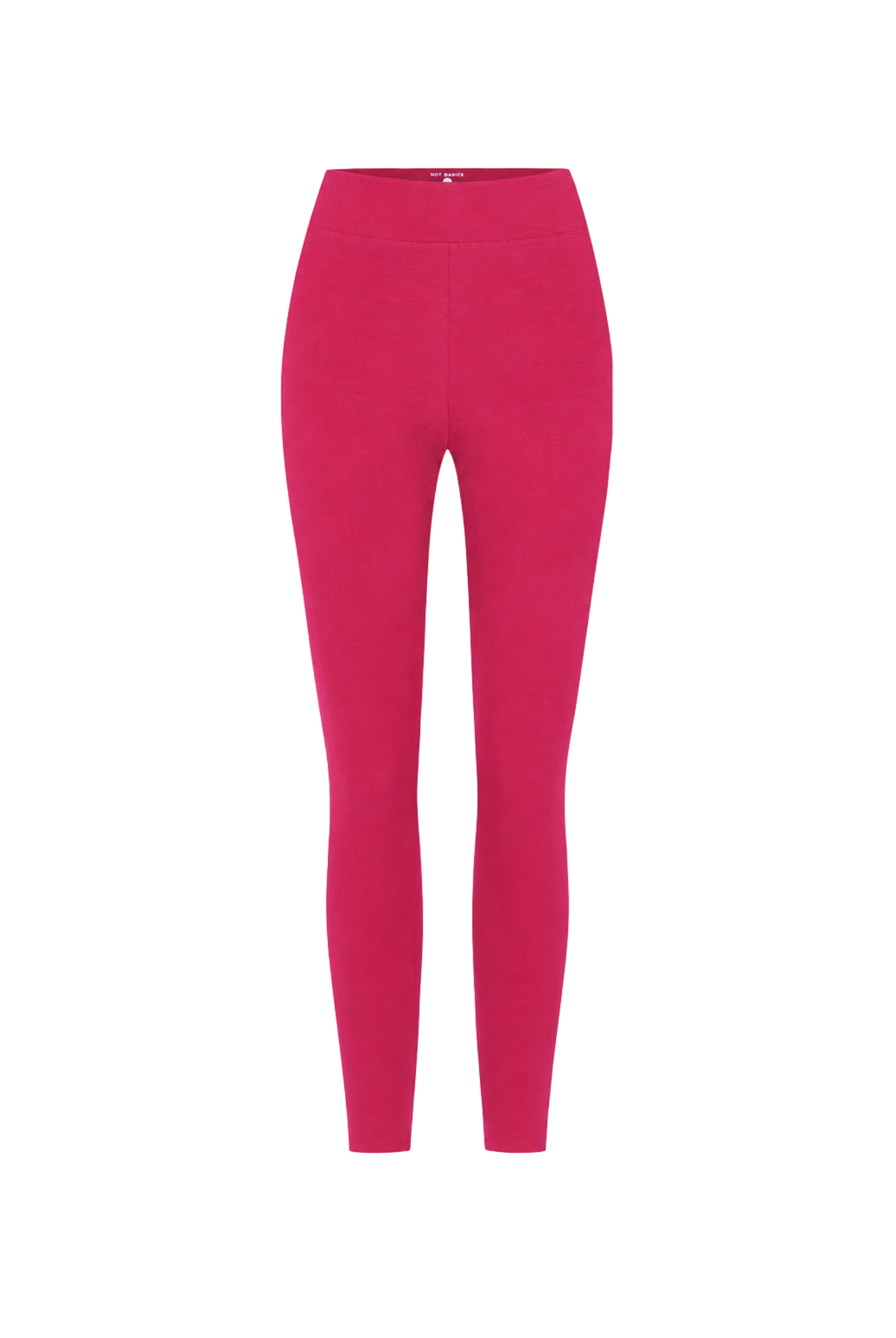Organic cotton pink leggings, cut out