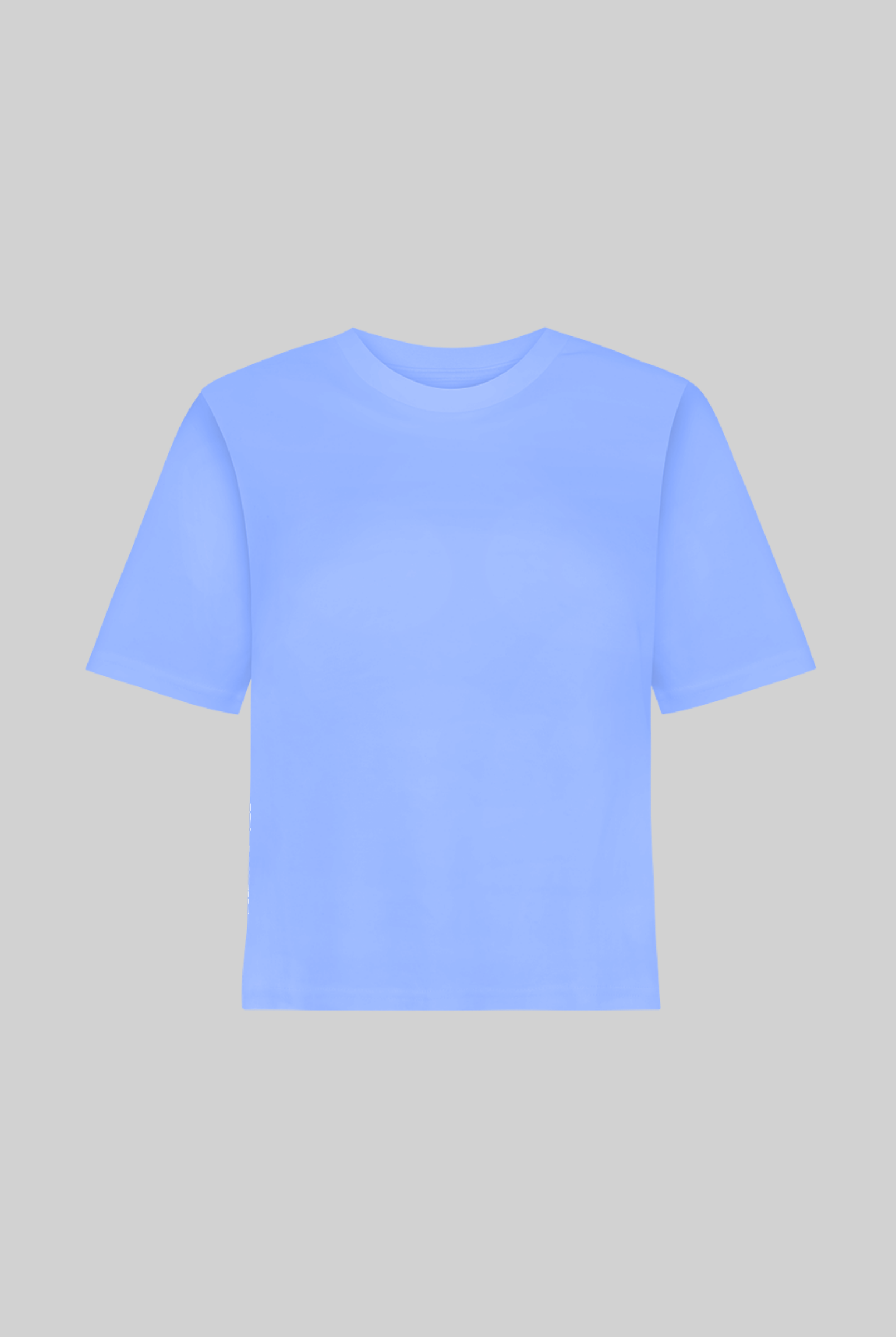 Relaxed fit T-shirt, Cornflower Blue Cut Out