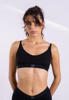 Wireless balconette bra