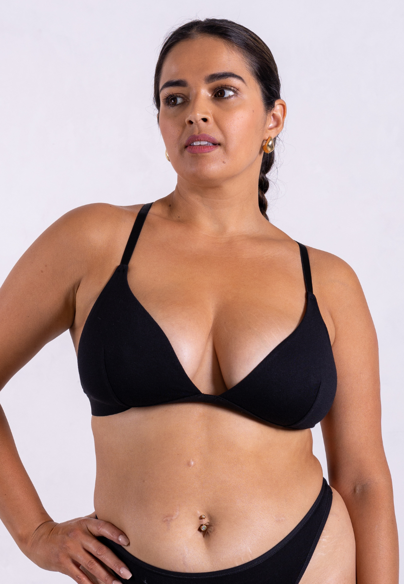 Triangle bra wireless