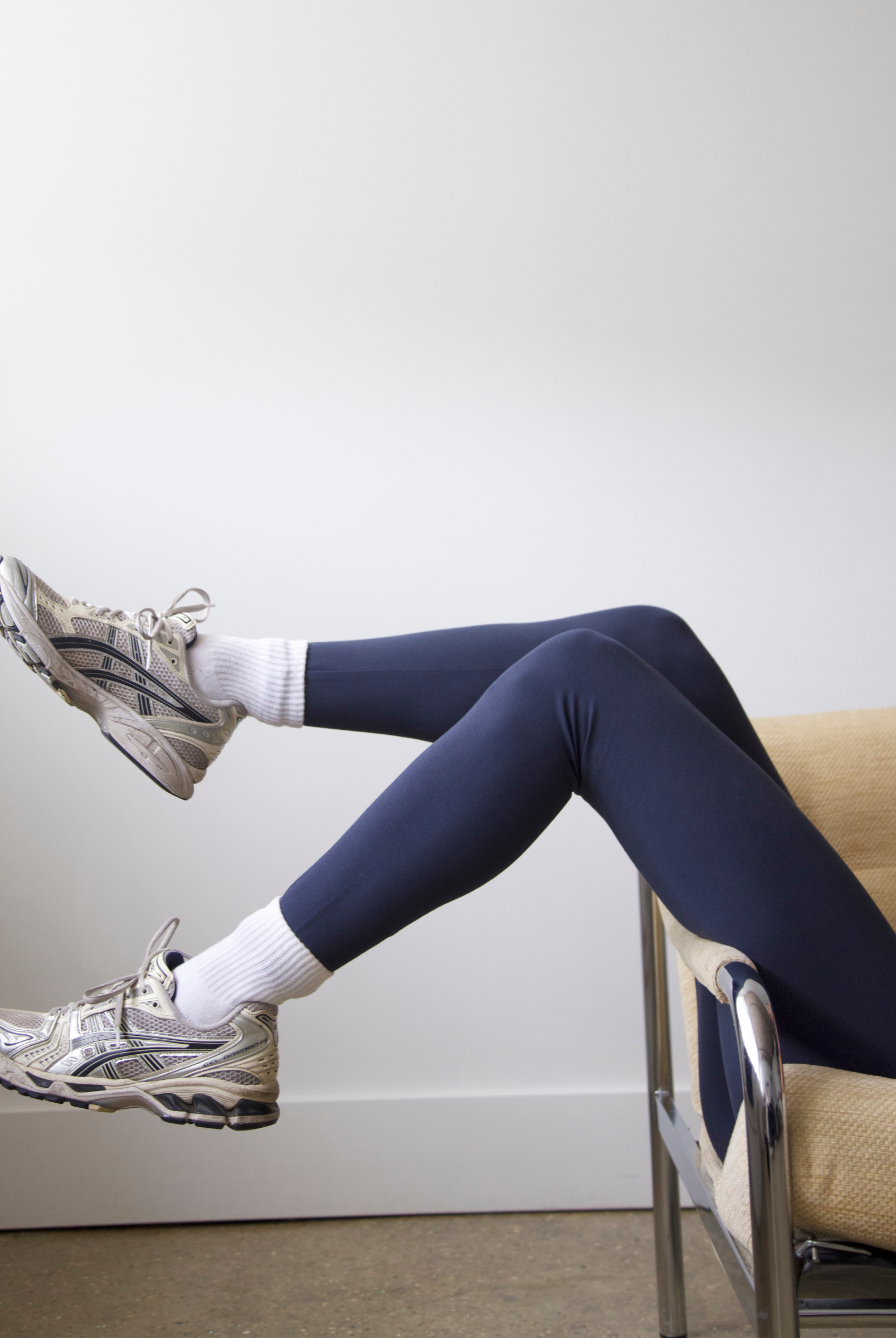organic cotton leggings, outer space, side