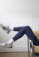 organic cotton leggings, outer space, side