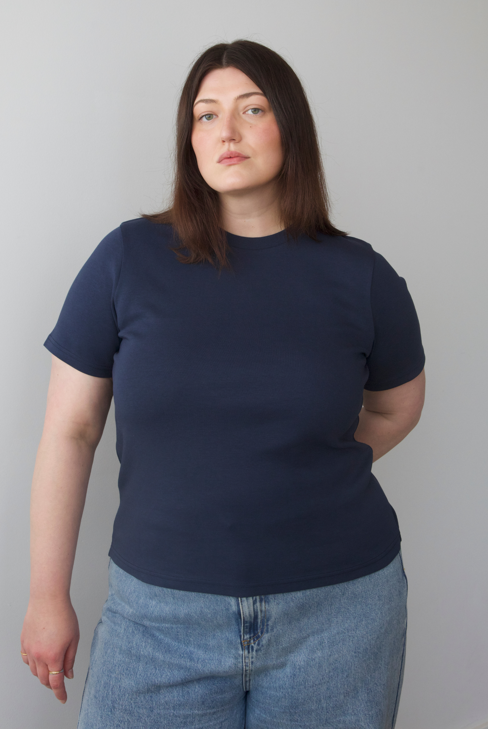 Front, Relaxed Fit T-shirt, Outer Space