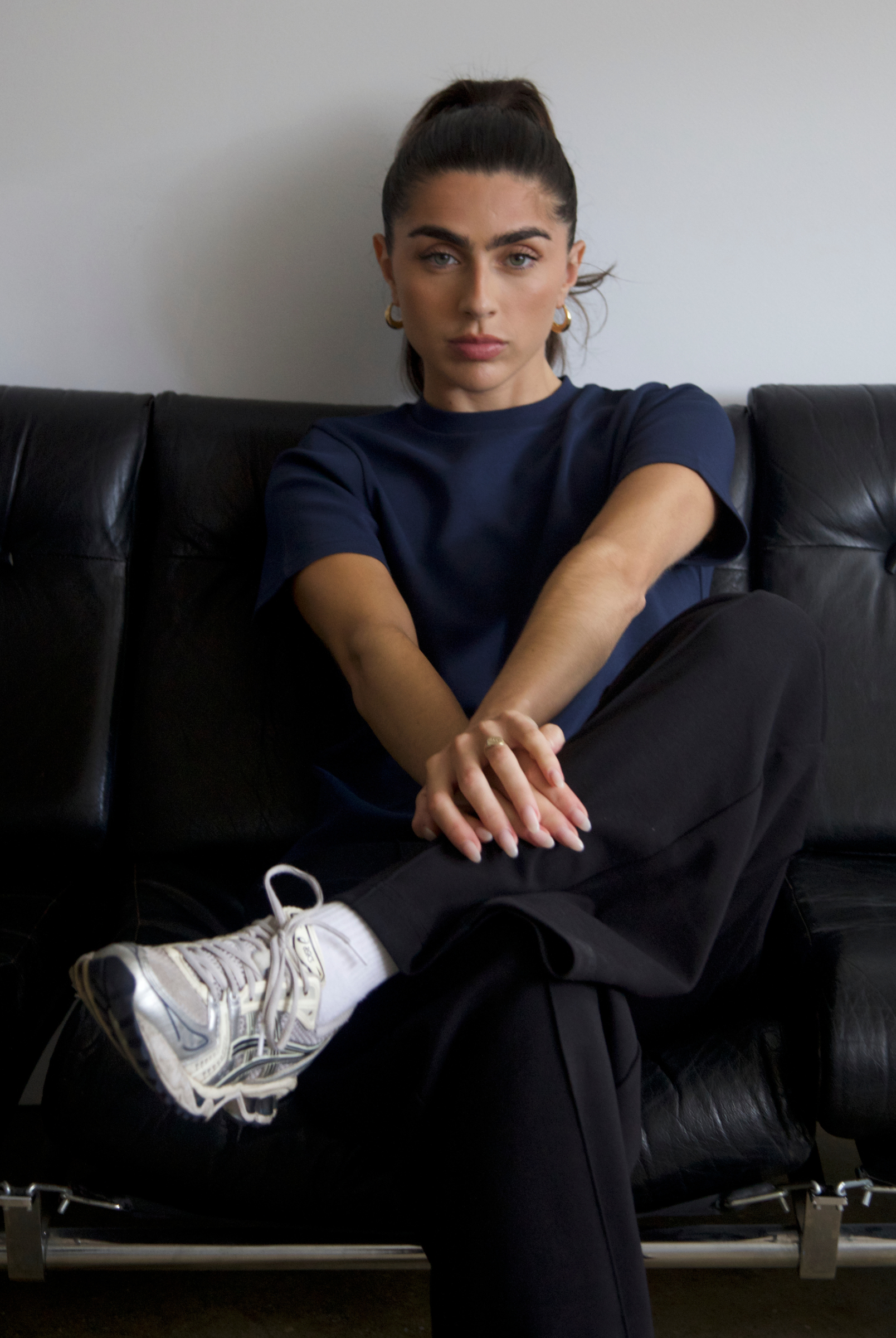 Front, Relaxed Fit T-shirt, Outer Space