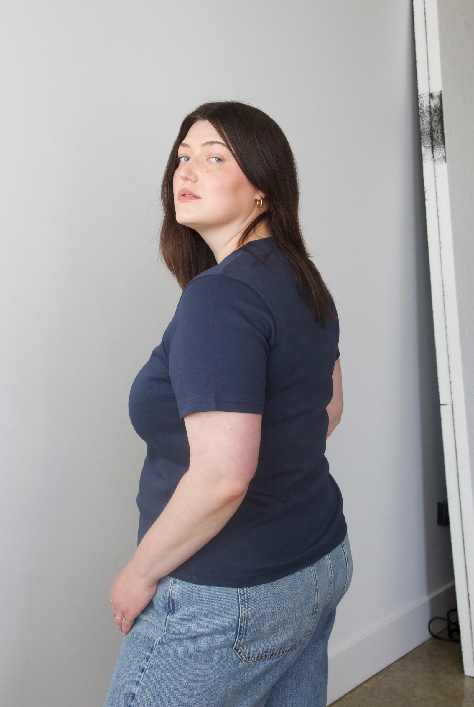 Side, Relaxed Fit T-shirt, Outer Space