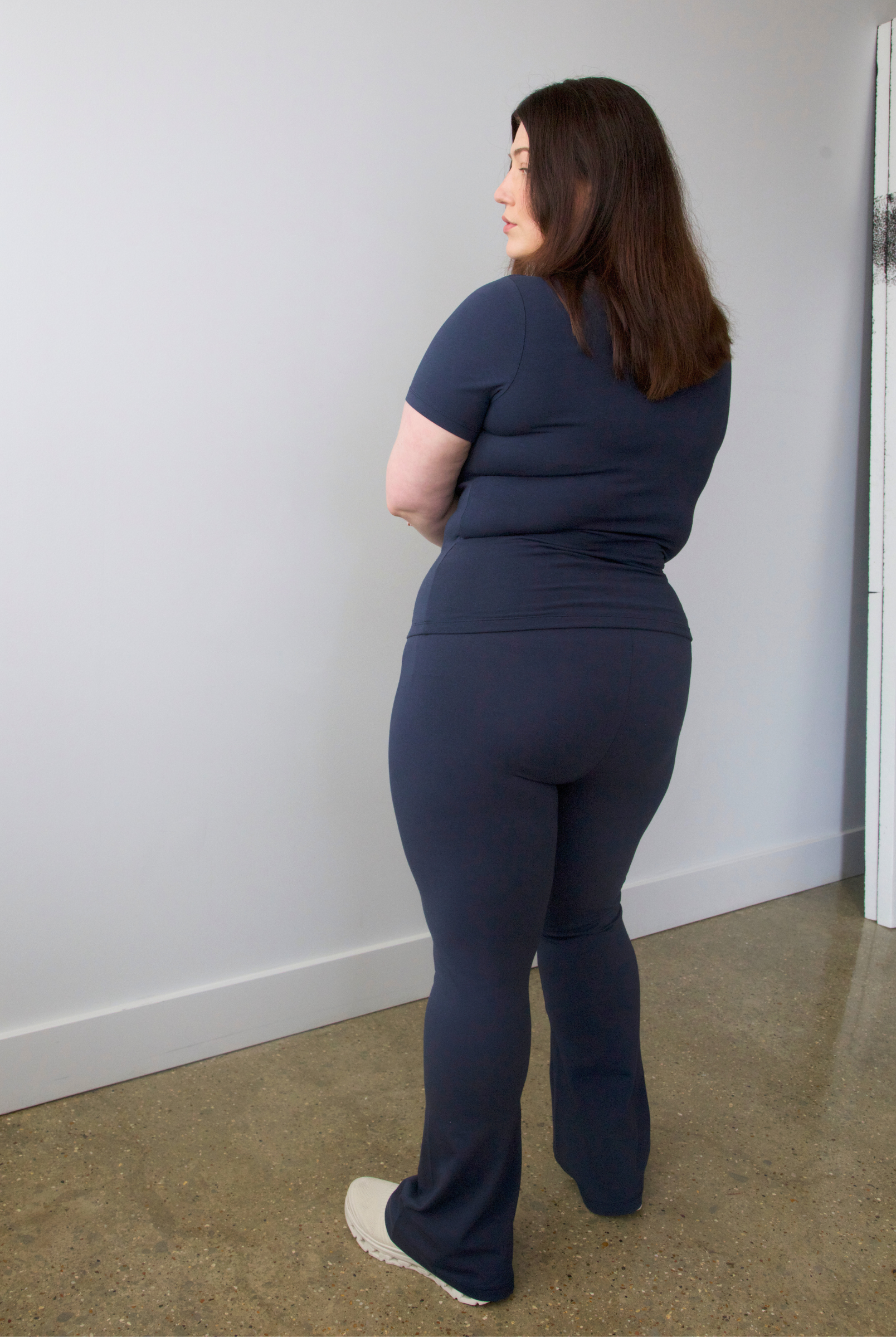 Flared Leggings, Outer Space, Back