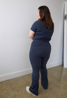 Flared Leggings, Outer Space, Back