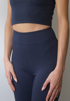 Flared Leggings, Outer Space, Waistband