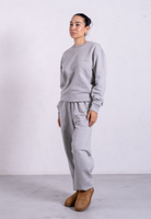sweatshirt in light grey marl