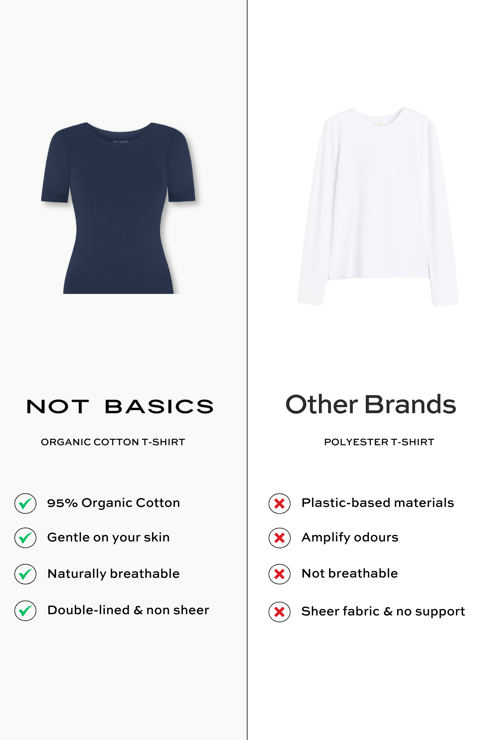 Organic Cotton t-shirt, Outer Space, side by side graphic