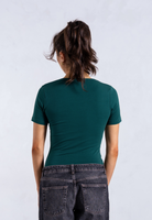 organic cotton t-shirt, evergreen, back