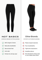 black organic cotton leggings comparison