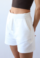 Organic Cotton Shorts, Off White, Front