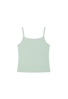 Organic Cotton Cami Top, Green, cut out