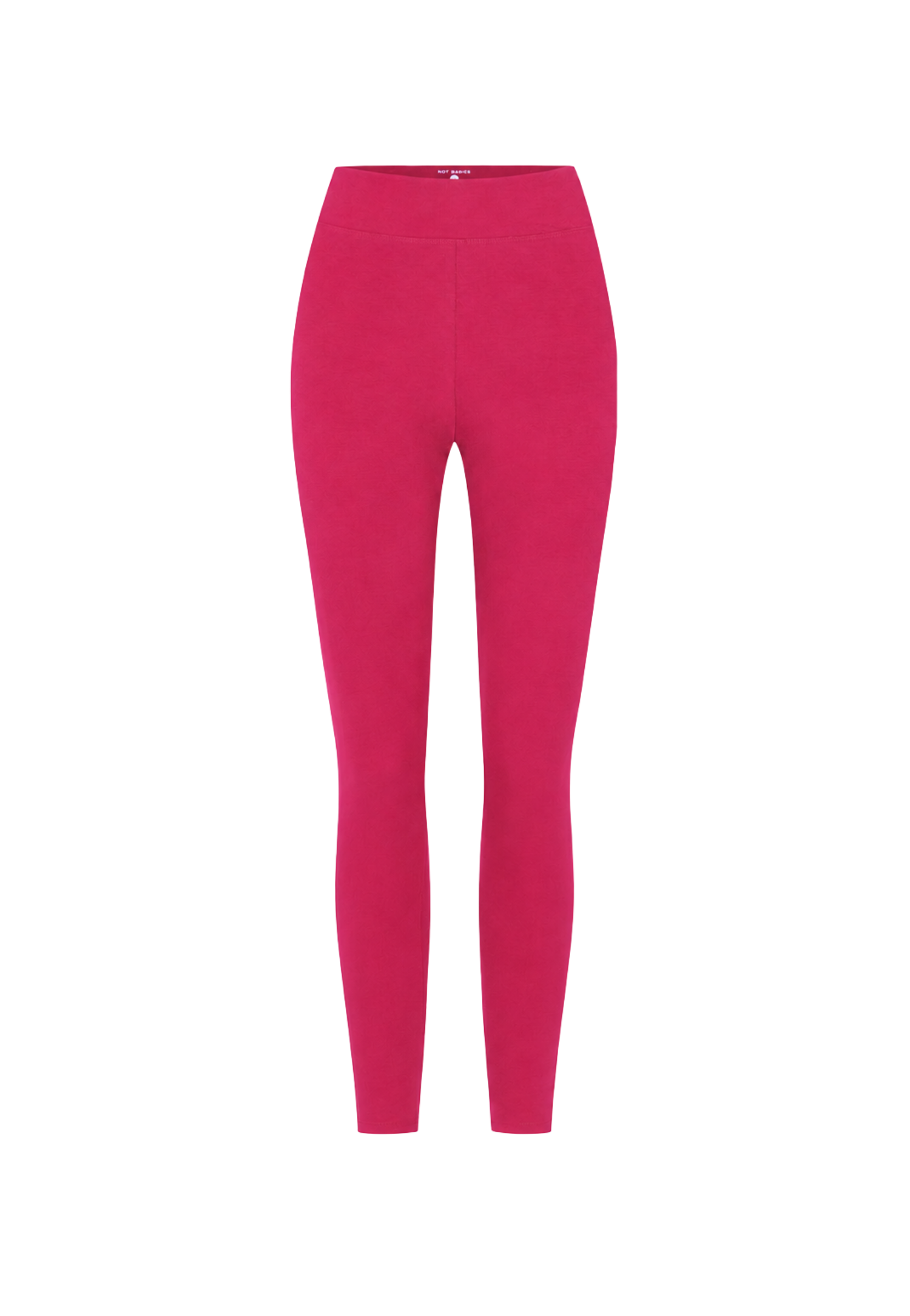 Organic cotton pink leggings, cut out