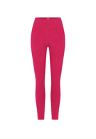 Organic cotton pink leggings, cut out
