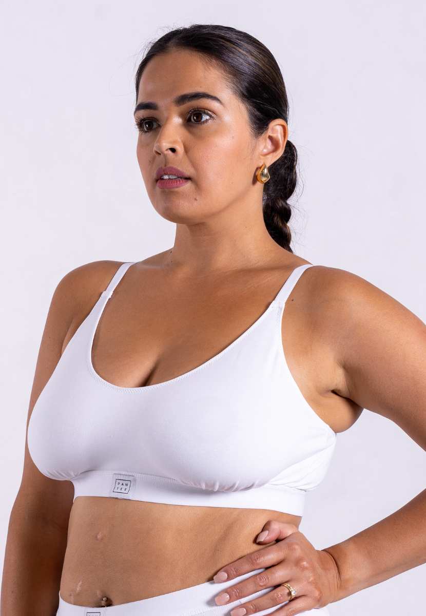 Balconette bra white