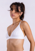 Triangle bra white