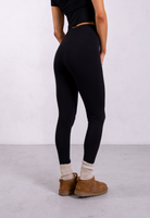 organic cotton leggings black