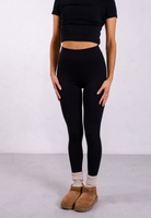 black organic cotton leggings