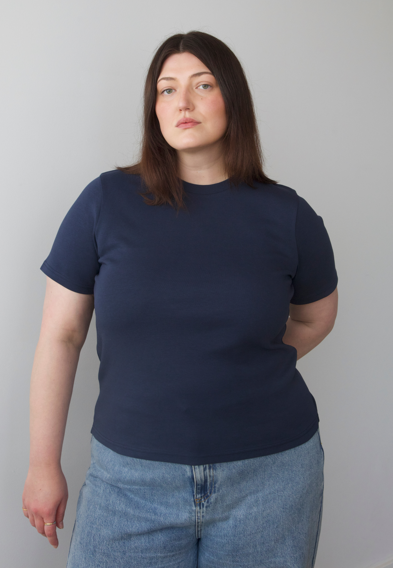 Front, Relaxed Fit T-shirt, Outer Space