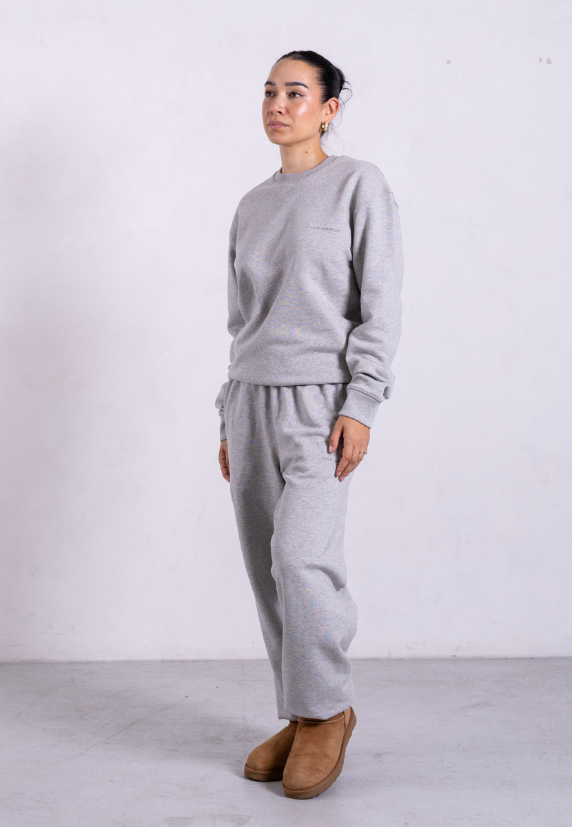 sweatshirt in light grey marl