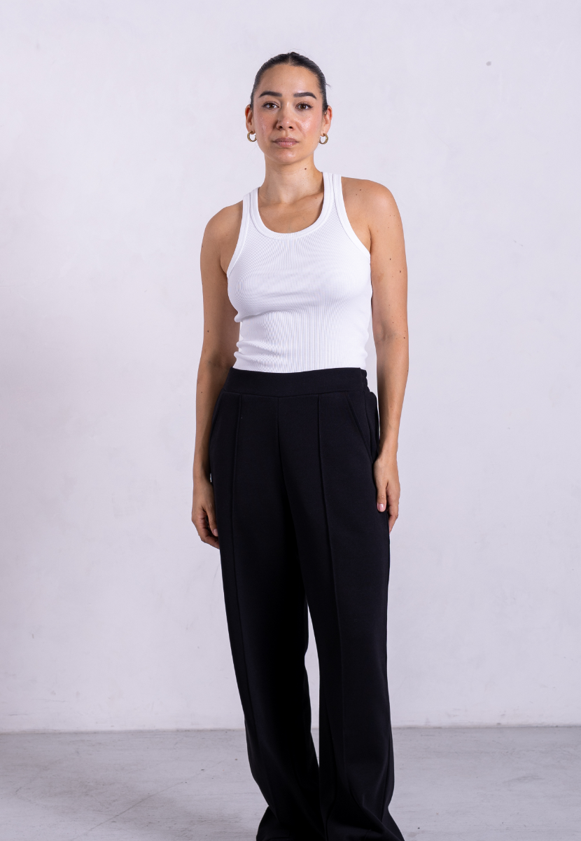 white organic cotton womens tank top