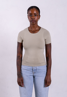 organic cotton short sleeve crew neck t-shirt sage grey