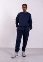 organic cotton sweatpants navy