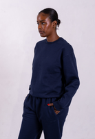 organic cotton sweatshirt navy