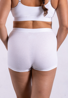 Women's boxer briefs white